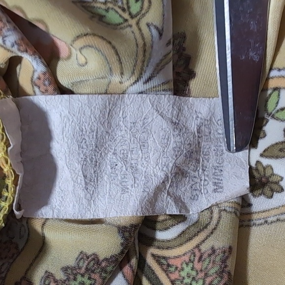 Charlotte Russe Paisley Print Mini Dress Sleeveless V Neck Vintage Y2K Medium - Picture 5 of 5